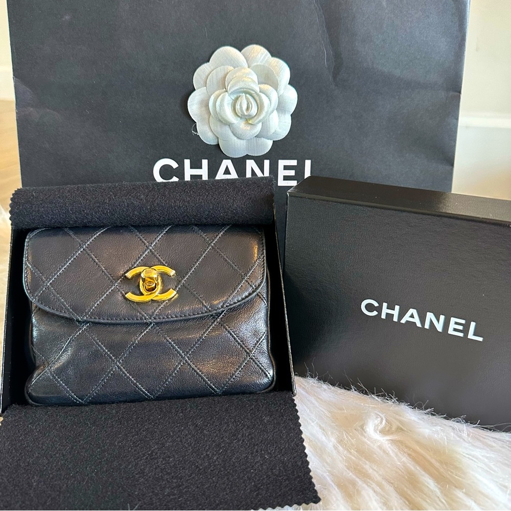 💯 authentic vintage chanel belt bag